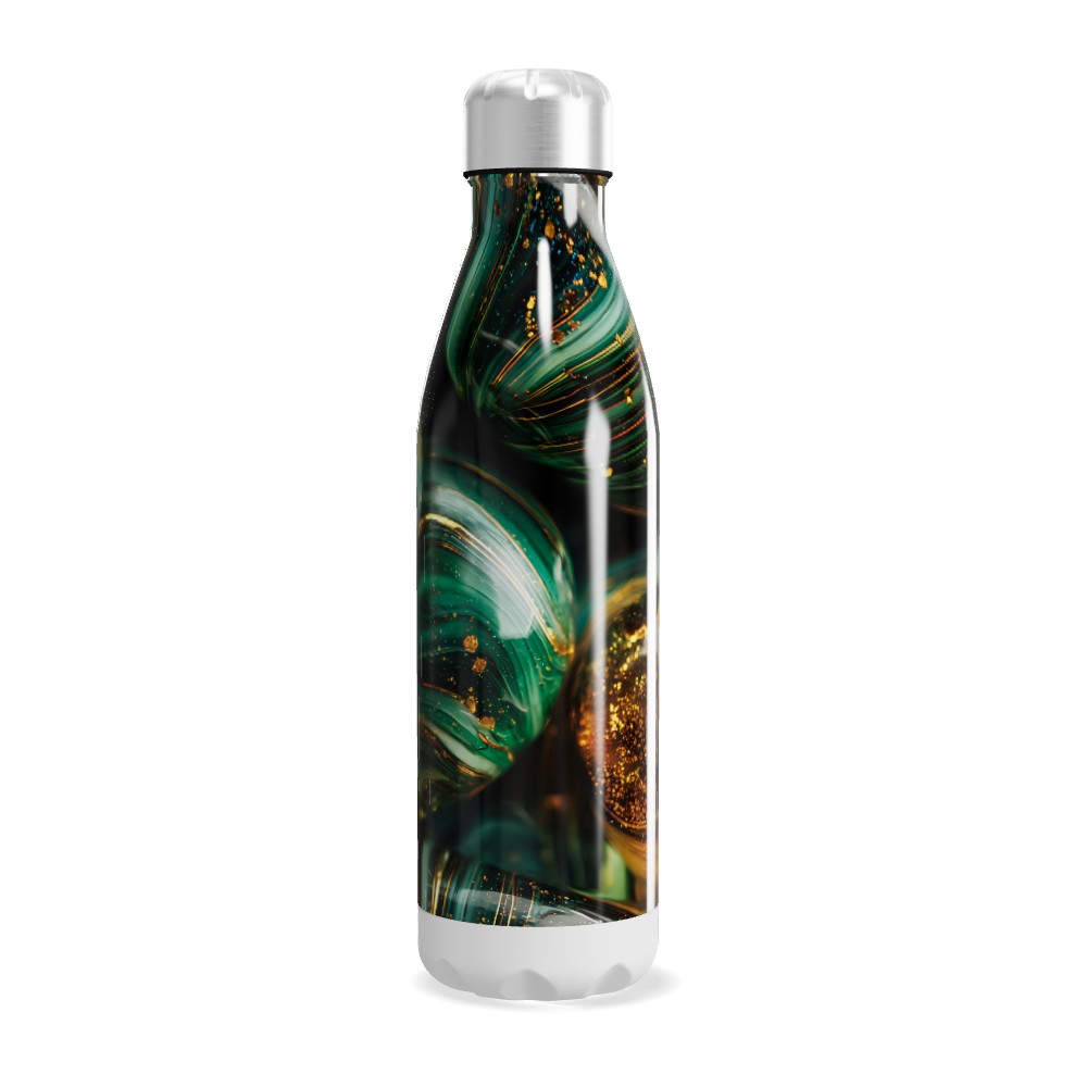 Garrafa Inox - Estampa Abstrata Colorida