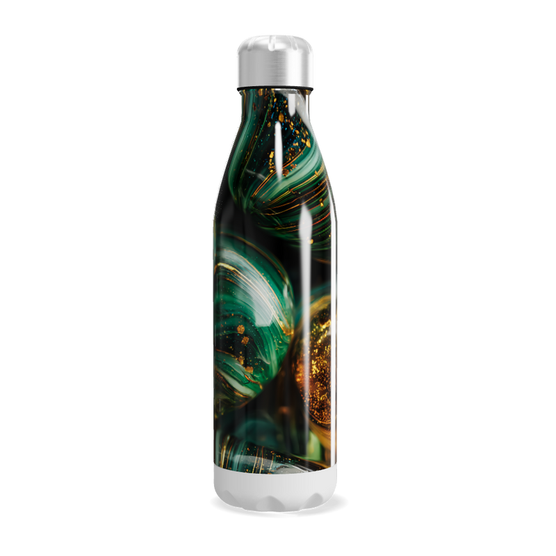 Garrafa Inox - Estampa Abstrata Colorida