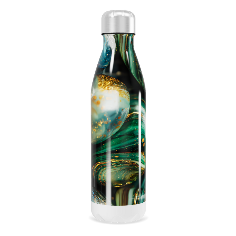 Garrafa Inox - Estampa Abstrata Colorida