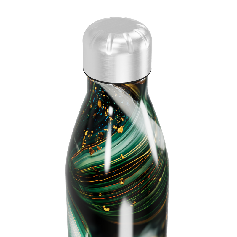 Garrafa Inox - Estampa Abstrata Colorida