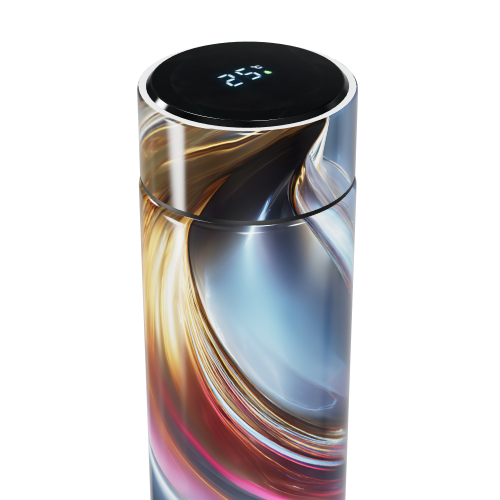 Garrafa Térmica Touch Estampa Multicolorida Inox