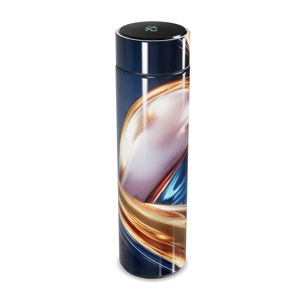 Garrafa Térmica Touch - Design Colorido Abstrato