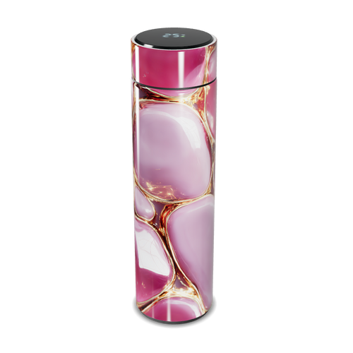 Garrafa Térmica Touch - Rosa Marmorizada