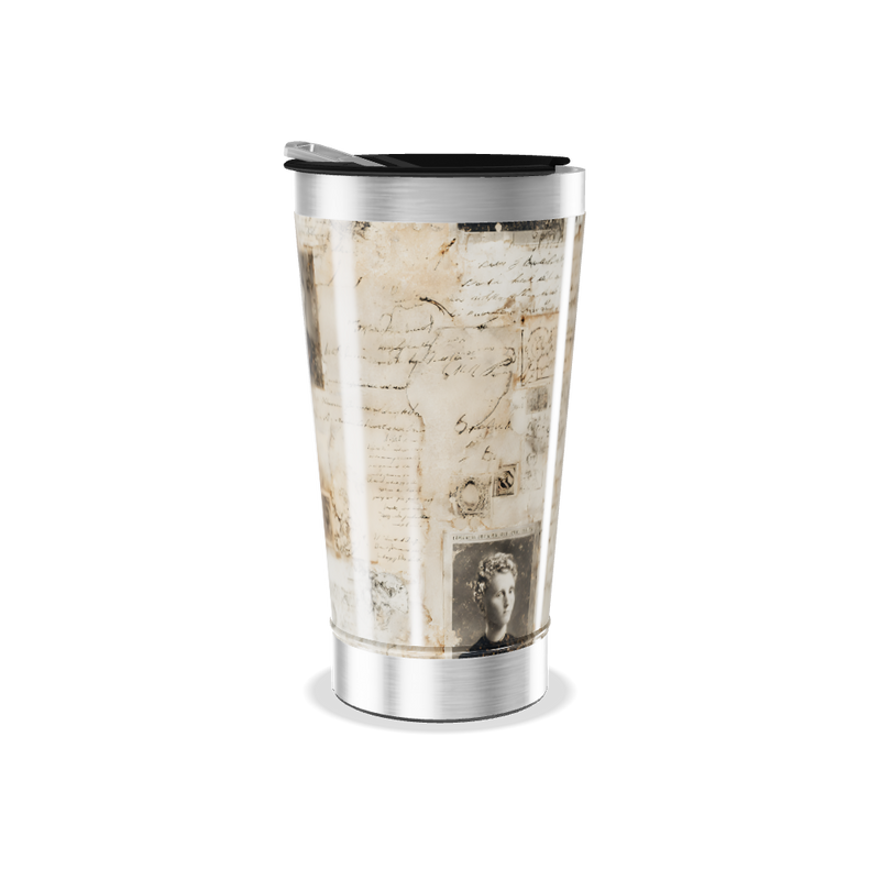 Copo Térmico - Estampa Vintage Papel