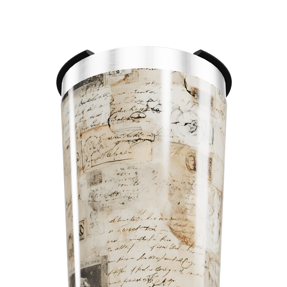 Copo Térmico - Estampa Vintage Papel