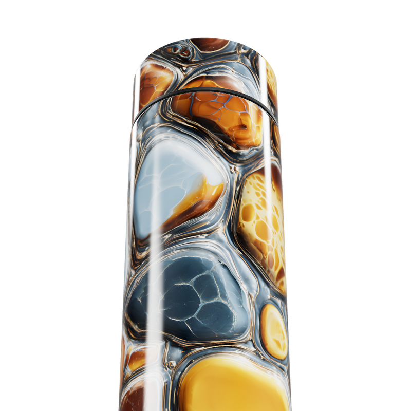 Garrafa Térmica Touch - Estampa Pedras Coloridas