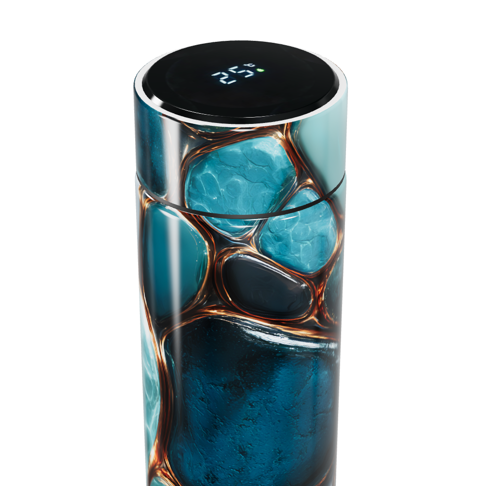 Garrafa Térmica Touch - Azul Pedra Digital