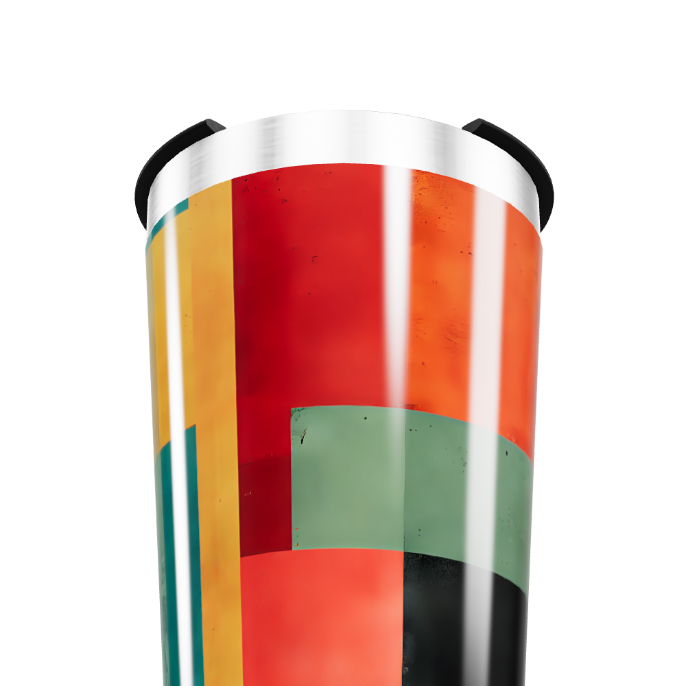 Copo Térmico - Cores Geométricas Inox