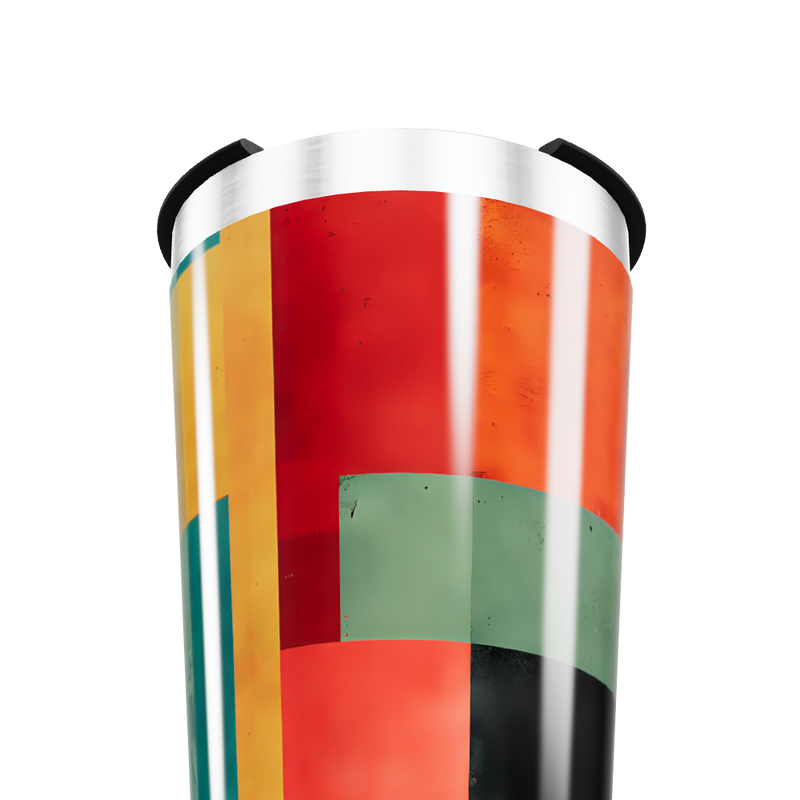Copo Térmico - Cores Geométricas Inox