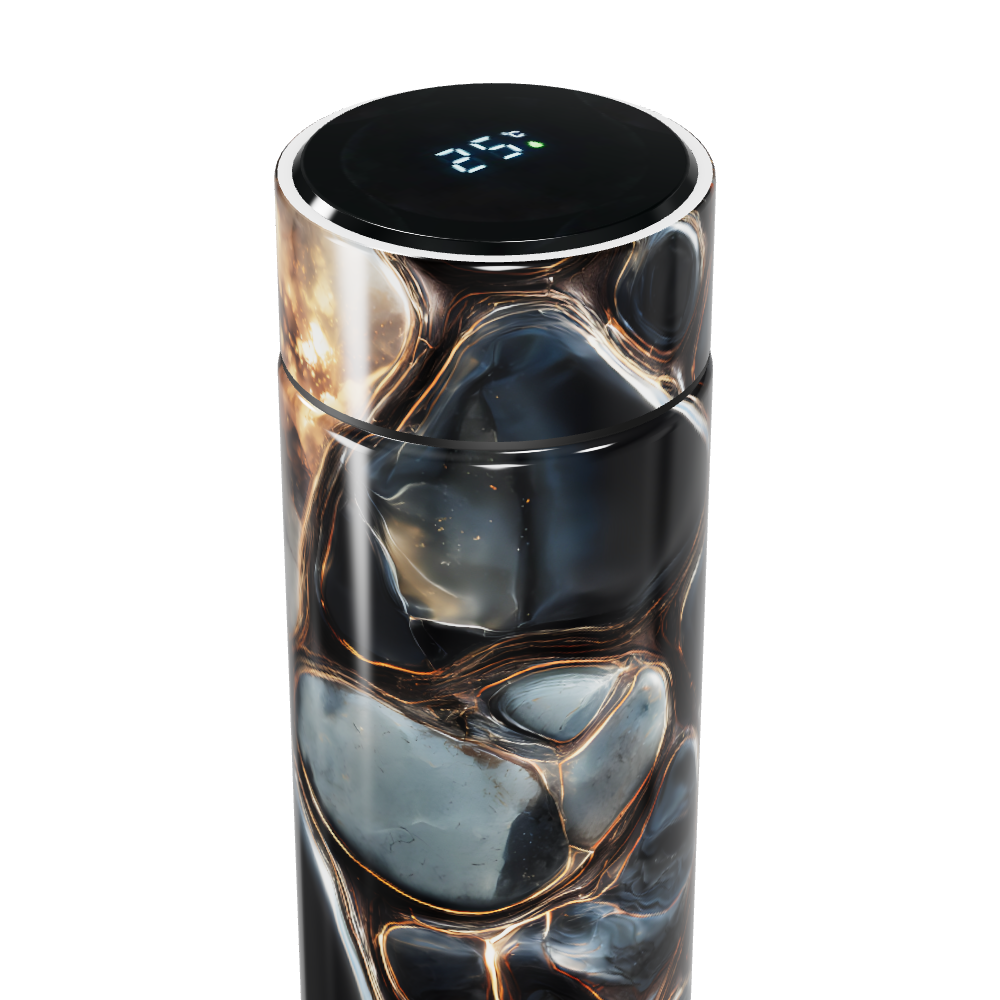 Garrafa Térmica Touch - Marmorizada Digital