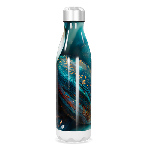 Garrafa Inox - Azul Abstrato 500ml