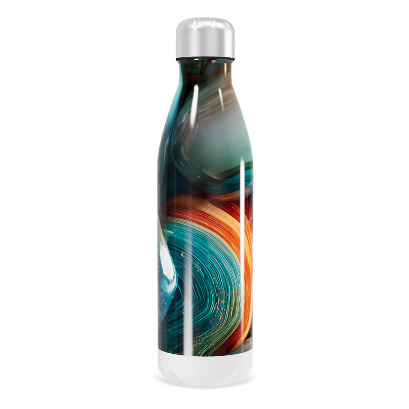 Garrafa Inox - Azul Abstrato 500ml