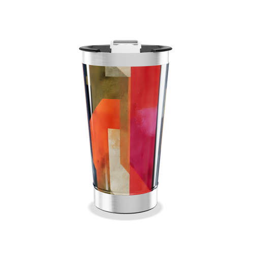 Copo Térmico - Estampa Geométrica Colorida