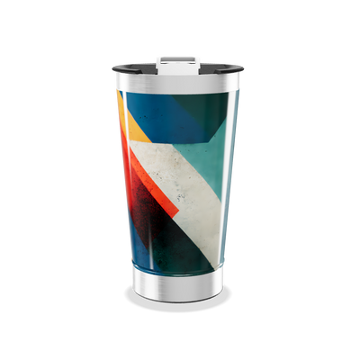 Copo Térmico - Estampa Geométrica Colorida