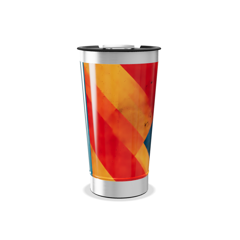 Copo Térmico - Estampa Geométrica Colorida