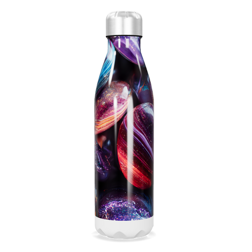 Garrafa Inox - Estampa Galáxia Colorida