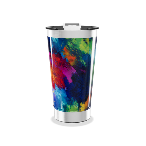 Copo Térmico - Estampa Colorida Aço Inox