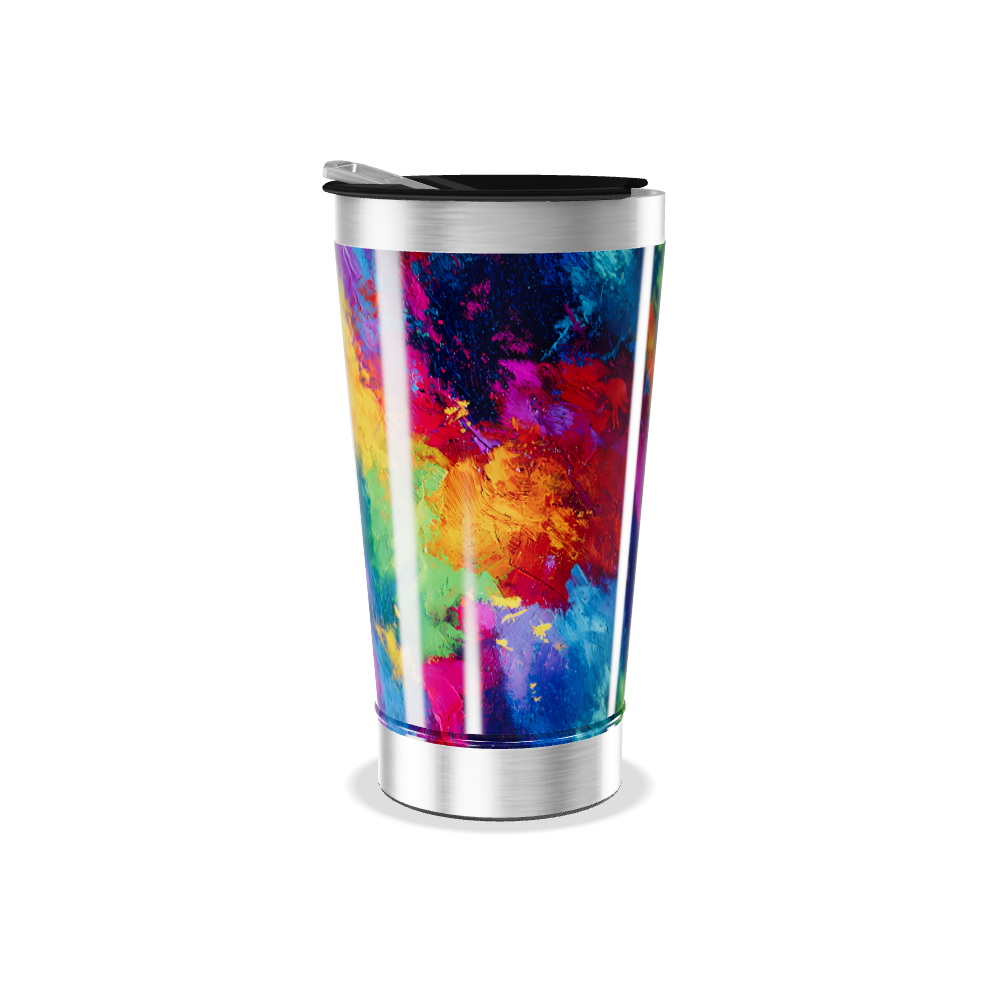 Copo Térmico - Estampa Colorida Aço Inox