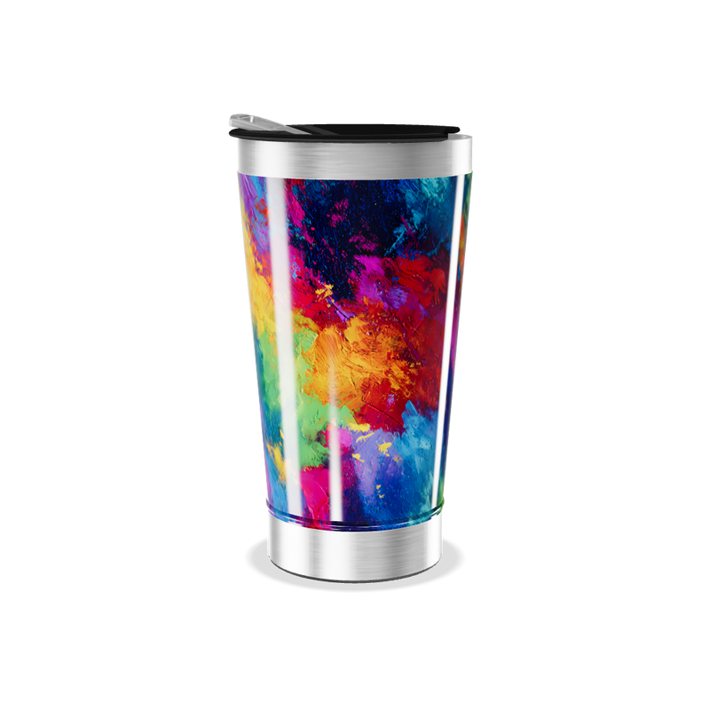 Copo Térmico - Estampa Colorida Aço Inox