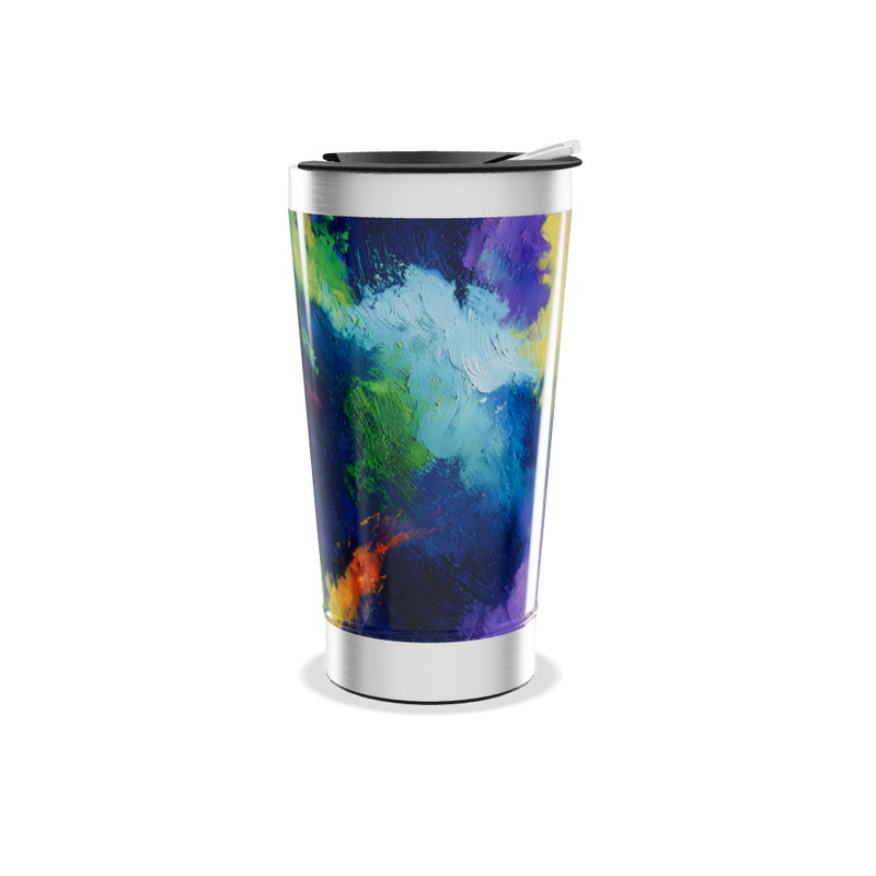 Copo Térmico - Estampa Colorida Aço Inox