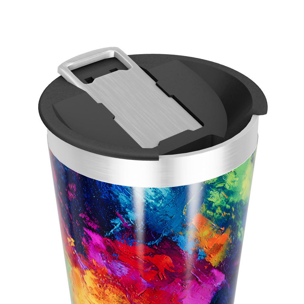 Copo Térmico - Estampa Colorida Aço Inox