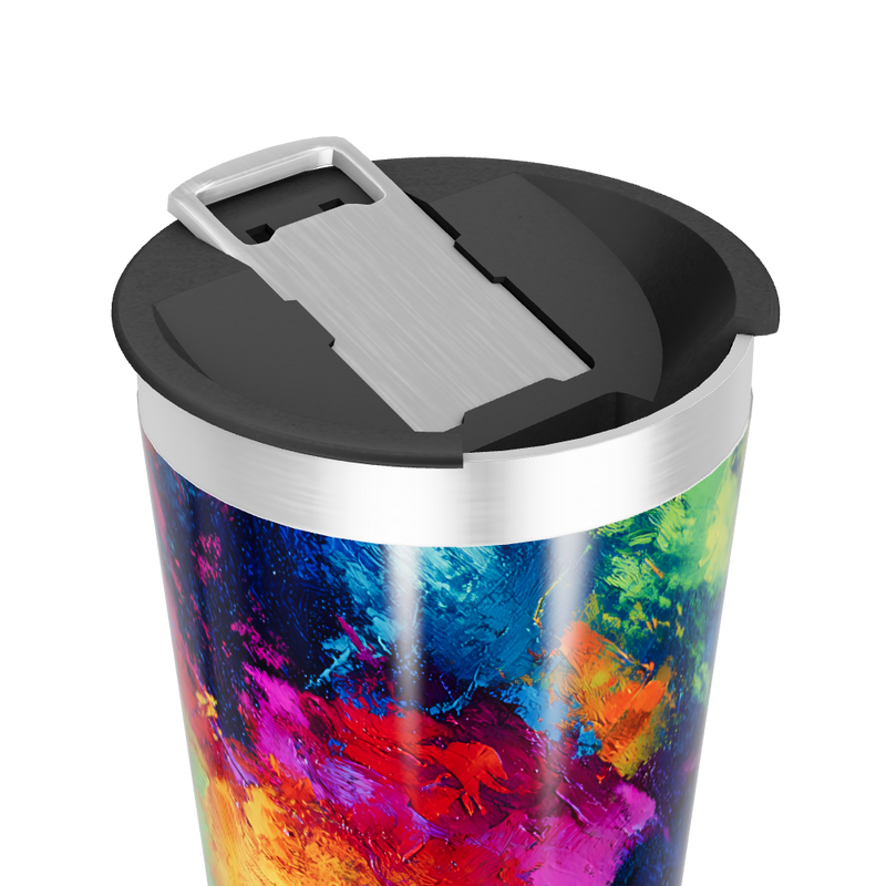 Copo Térmico - Estampa Colorida Aço Inox