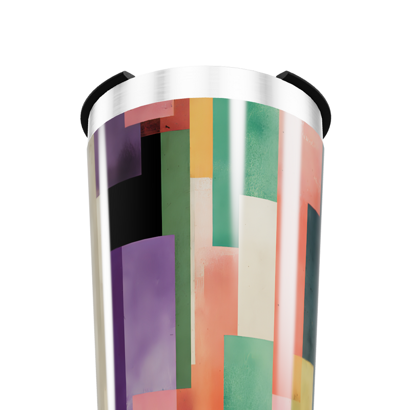 Copo Térmico - Estampa Geométrica Colorida