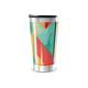 Copo Térmico - Listras Coloridas Aço Inox