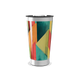 Copo Térmico - Listras Coloridas Aço Inox