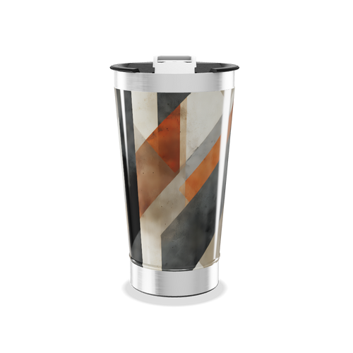 Copo Térmico - Estampa Geométrica Colorida