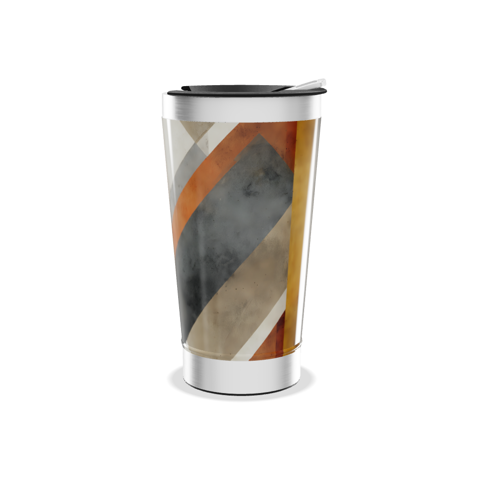 Copo Térmico - Estampa Geométrica Colorida