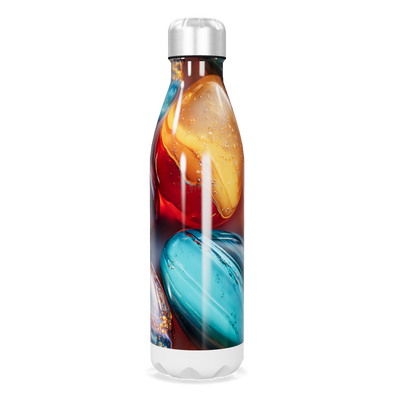 Garrafa Inox - Estampa Colorida Moderna