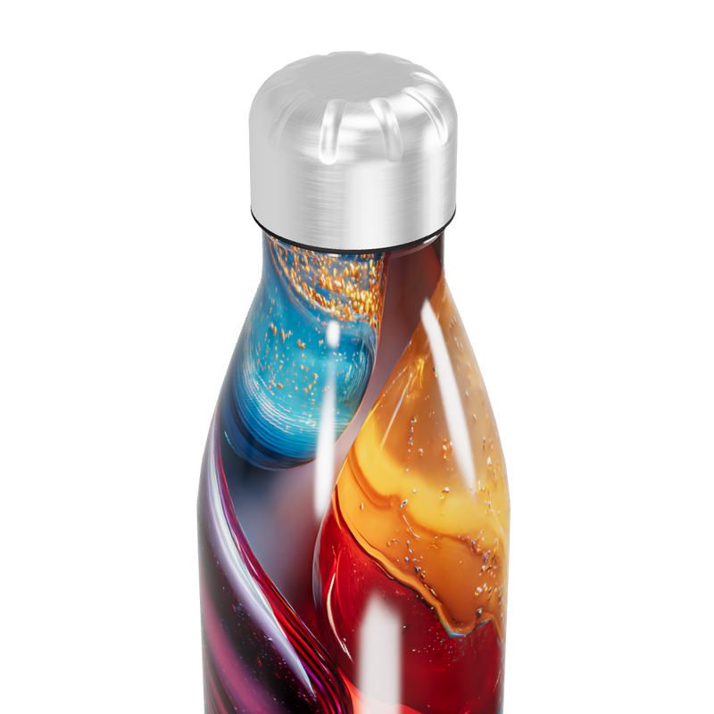 Garrafa Inox - Estampa Colorida Moderna