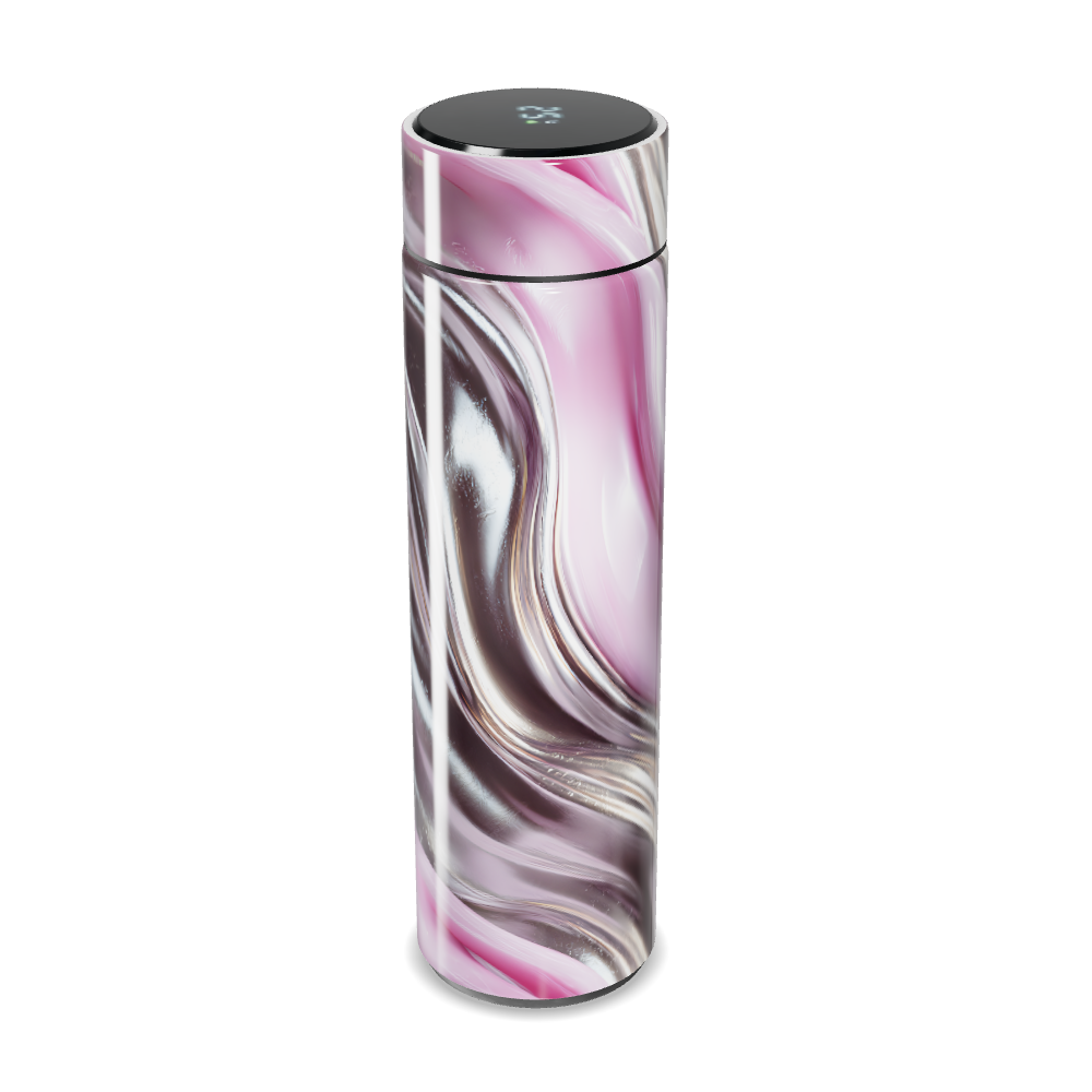 Garrafa Térmica Touch - Mármore Rosa Digital