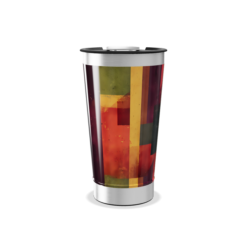 Copo Térmico - Estampa Geométrica Colorida