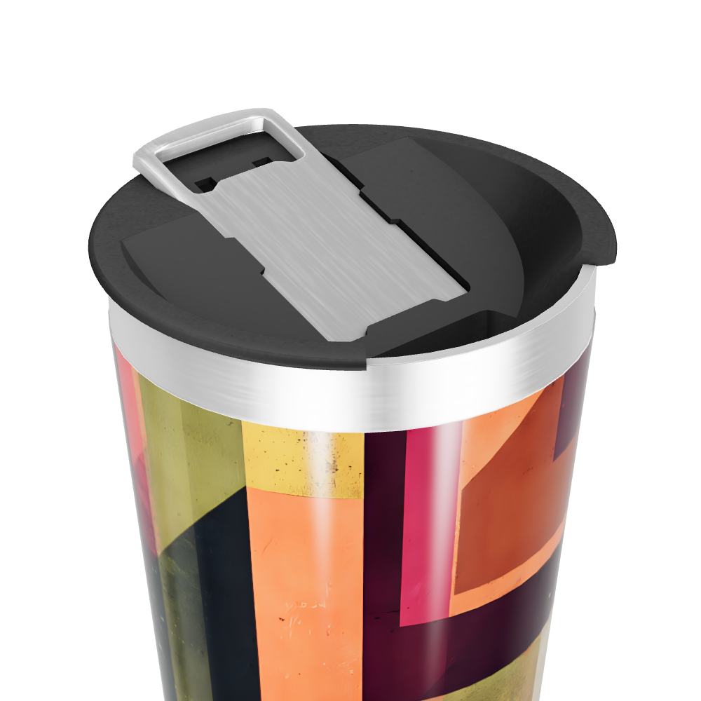 Copo Térmico - Estampa Geométrica Colorida