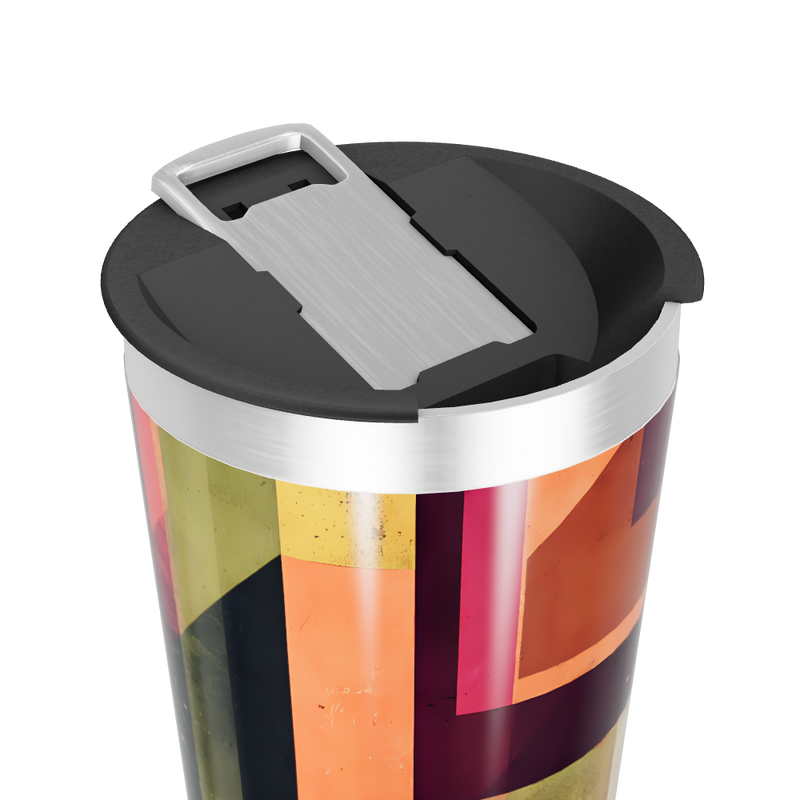 Copo Térmico - Estampa Geométrica Colorida