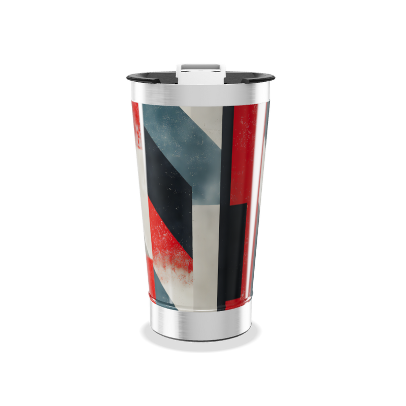 Copo Térmico - Estampa Geométrica Colorida