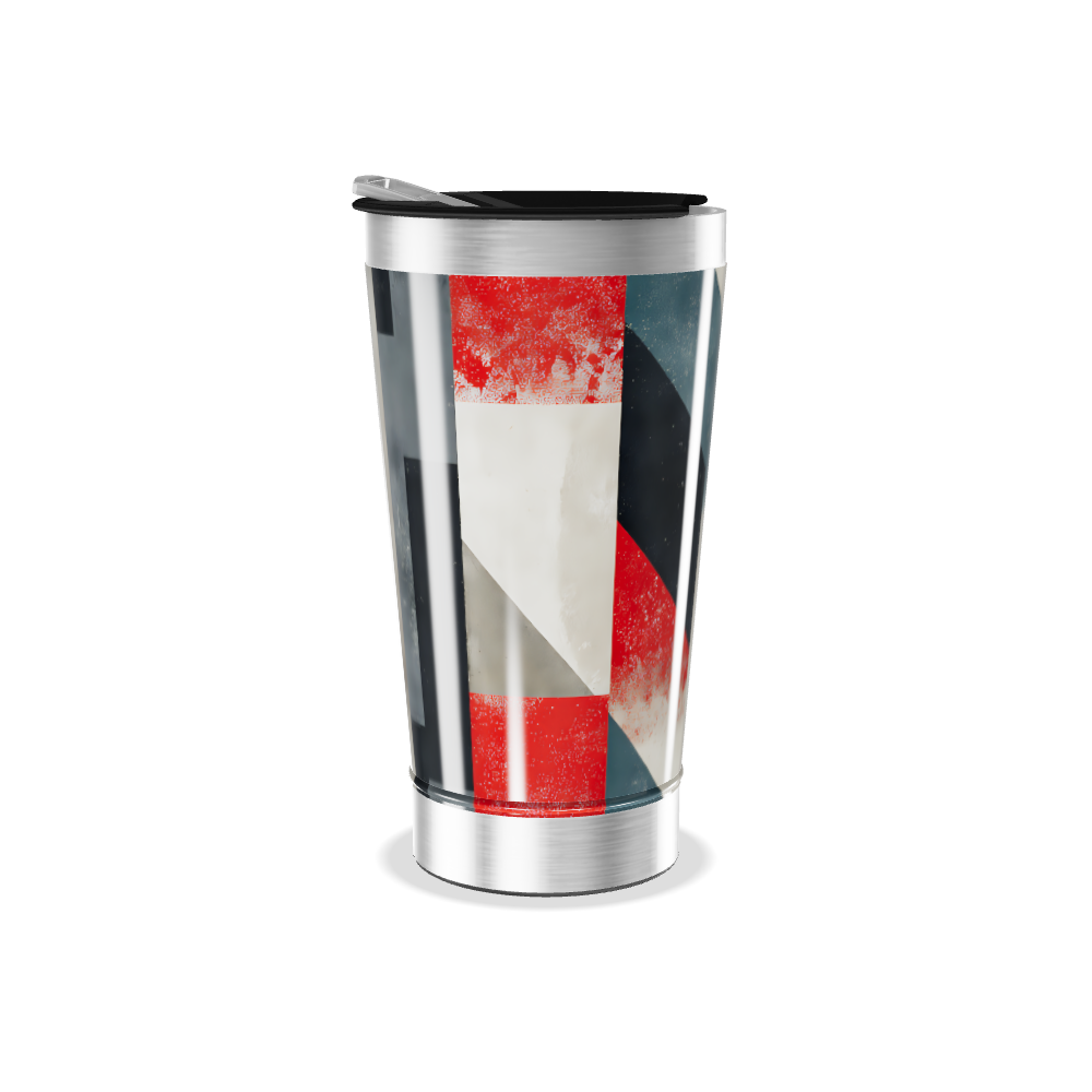 Copo Térmico - Estampa Geométrica Colorida