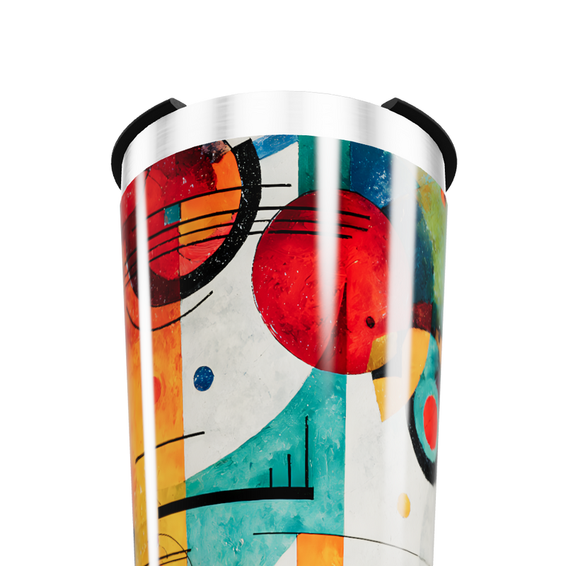 Copo Térmico - Estampa Abstrata Colorida