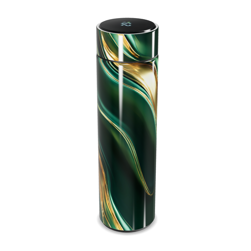 Garrafa Térmica Touch - Verde Marmorizada