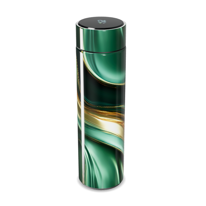 Garrafa Térmica Touch - Verde Marmorizada