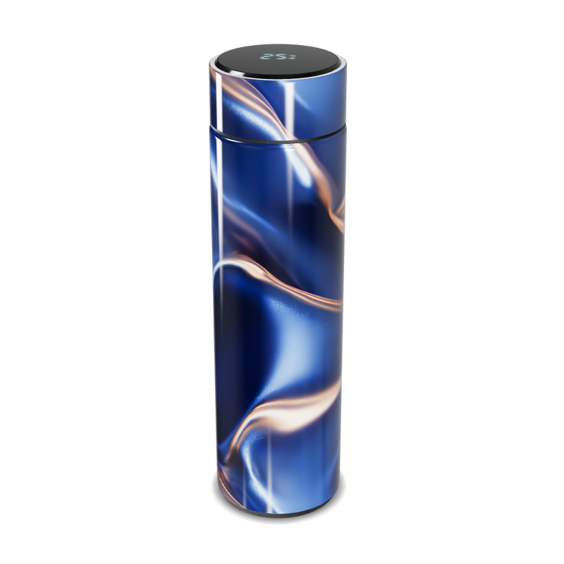 Garrafa Térmica Touch - Azul Marmorizado Digital