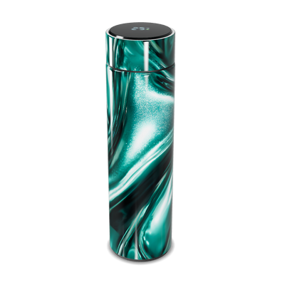 Garrafa Térmica Touch - Verde Marmorizada