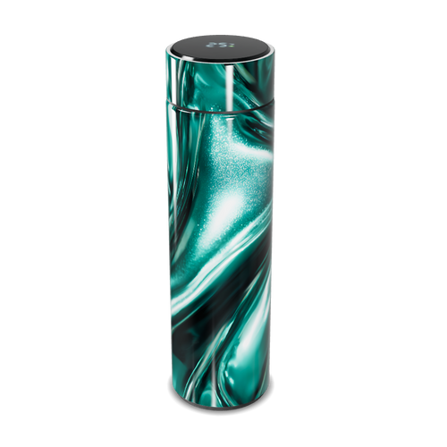 Garrafa Térmica Touch - Verde Marmorizada