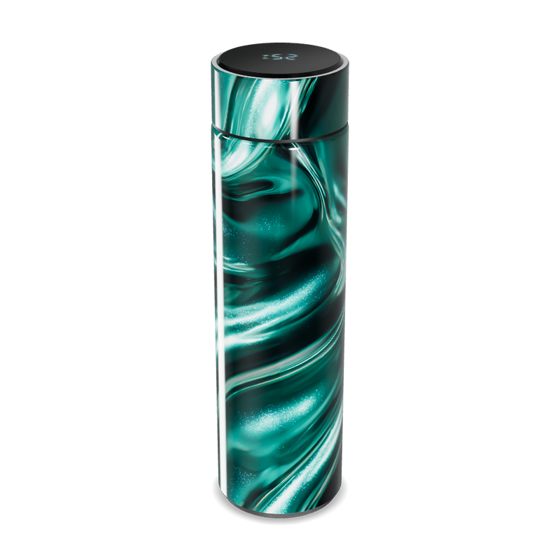 Garrafa Térmica Touch - Verde Marmorizada