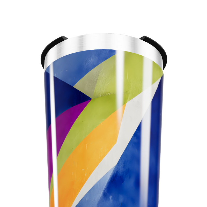 Copo Térmico - Colorido com Estampa Geométrica