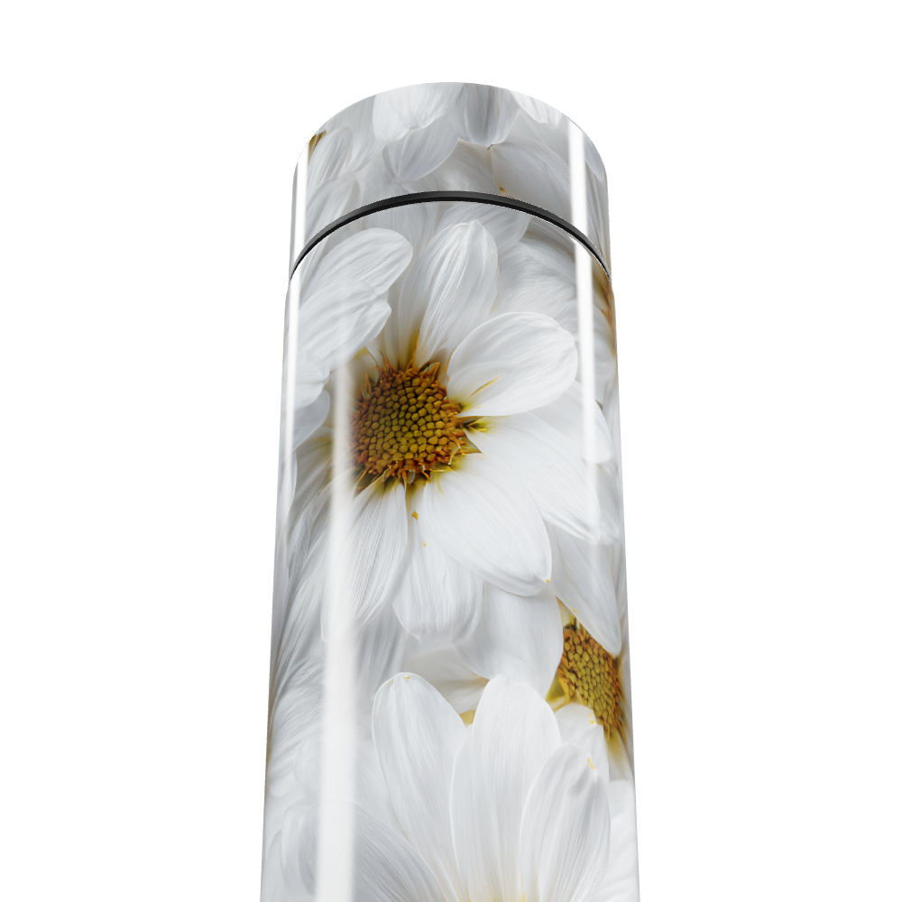 Garrafa Térmica Touch - Flores Brancas Aço Inox