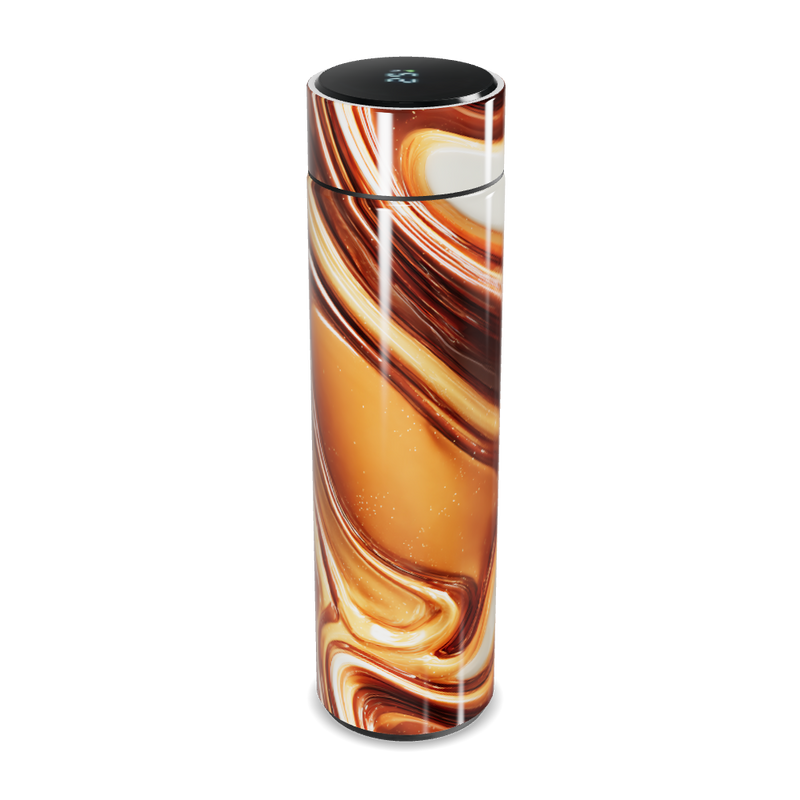 Garrafa Térmica Touch - Design Mármore Marrom