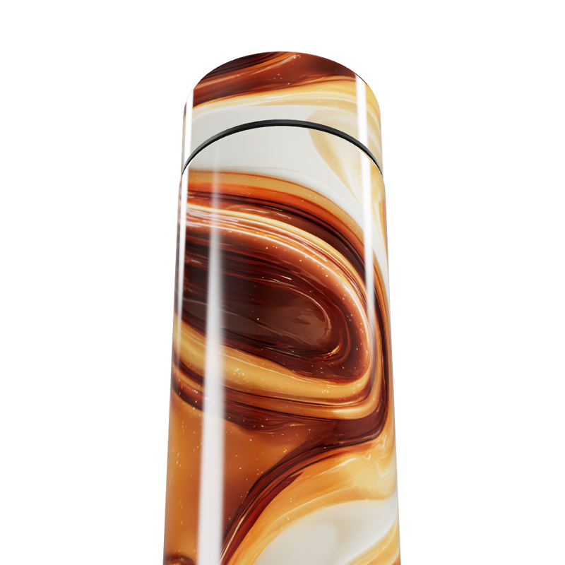 Garrafa Térmica Touch - Design Mármore Marrom